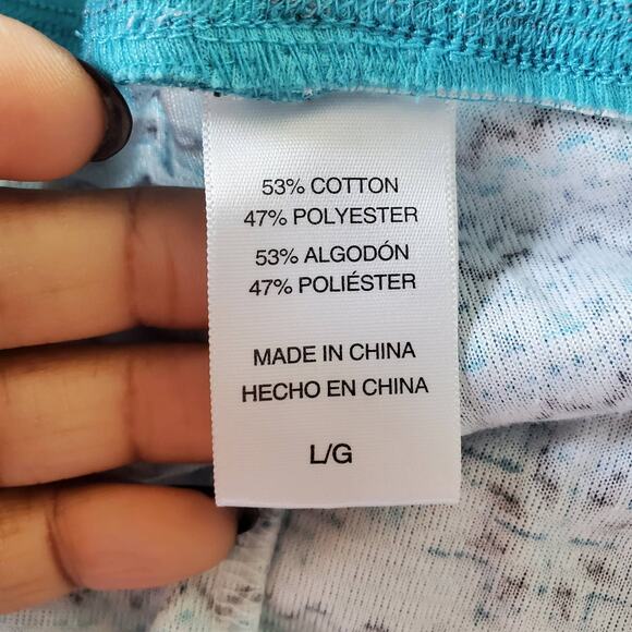 Betsey Johnson 2 Piece Long Sleeve Snowflake Pajama Set L - Picture 9 of 10